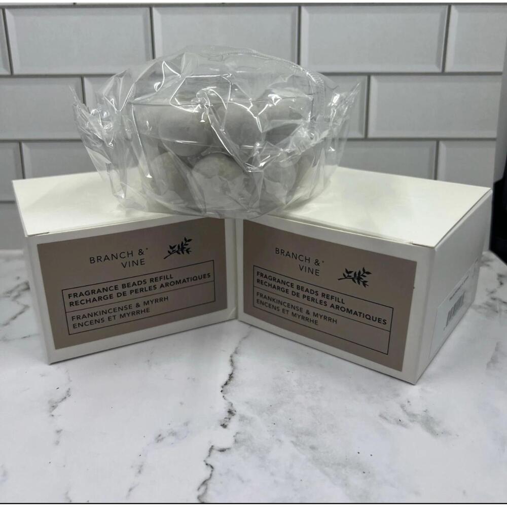 🔥2 Boxes Of  Branch & Vine Cintas Fragrance Beads Refill Frankincense & Myrrh🔥